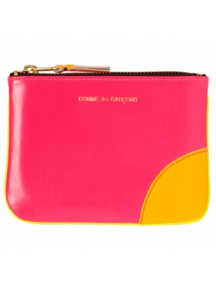 Comme des Garcons Wallet SA8100SF Super Fluo Pink/Yellow