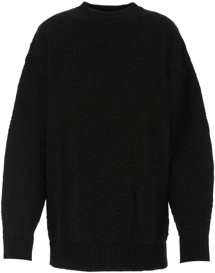 Balenciaga Black Women's Sweaters | Shop the largest collection of fashion | ShopStyle