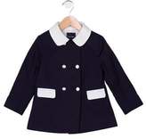 Thumbnail for your product : Oscar de la Renta Girls' Double-Breasted Coat w/ Tags navy Girls' Double-Breasted Coat w/ Tags