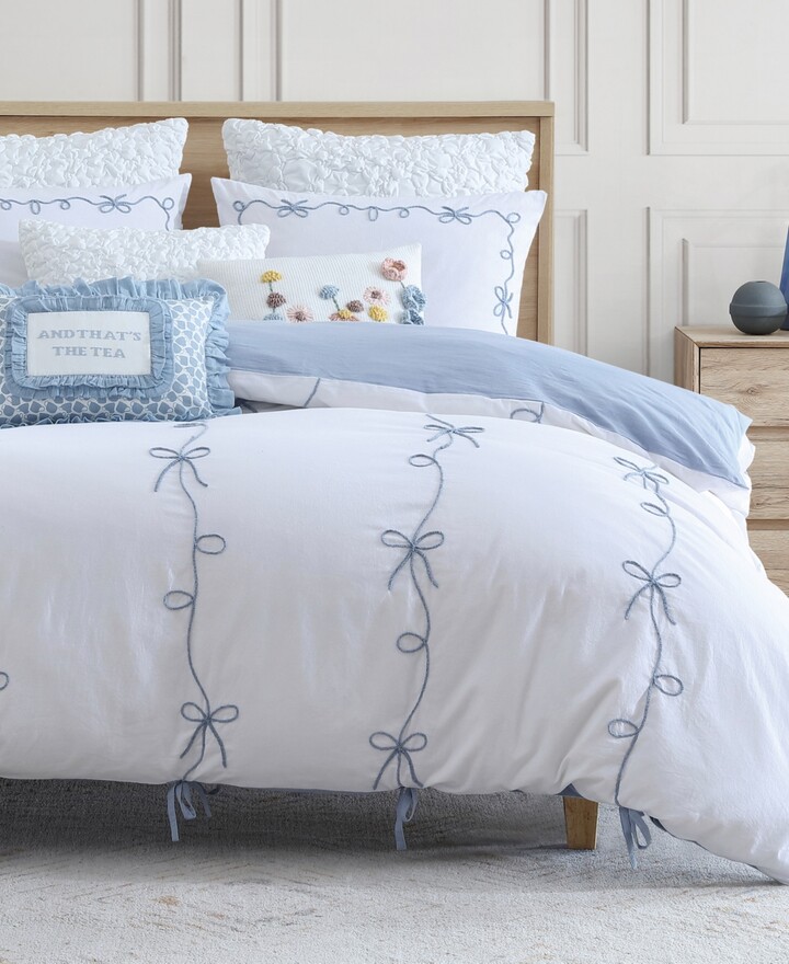 Chf Sasha Bows 3-Pc. Duvet Cover Set King