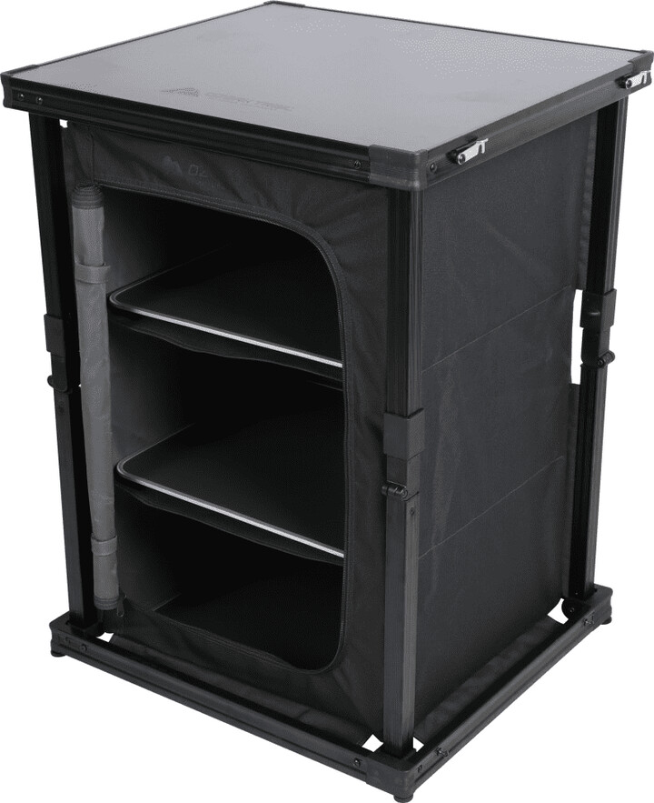 Ozark Trail Kitchen Organizer Hardtop Table, Gray, 23 x 20 x 31