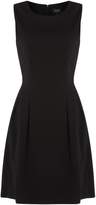 Thumbnail for your product : Armani Jeans Sleeveless jacquard dress in nero
