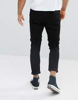 Thumbnail for your product : Love Moschino Cropped Slim Fit Jeans with Print