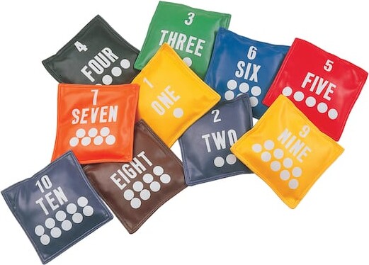 Champion Sports 5" Numbered Bean Bags