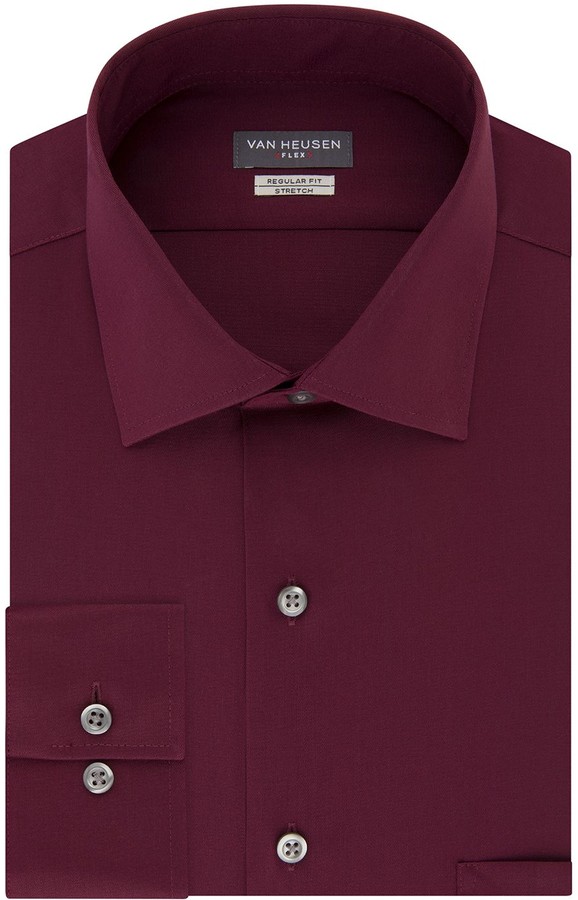 van heusen flex collar regular fit stretch