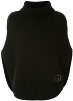 Thumbnail for your product : Gucci Pre Owned Knitted Turtleneck Poncho
