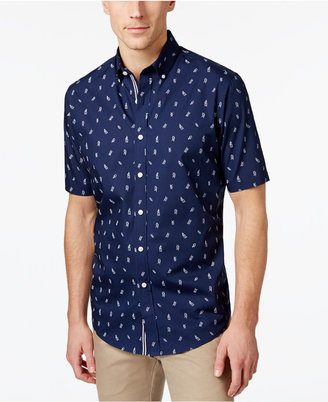 Club Room Men's Big and Tall Knot-Print Shirt, Only at Macy's