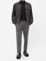 Thumbnail for your product : AURALEE Drawstring-cuffs Cotton-twill Cargo Trousers - Grey