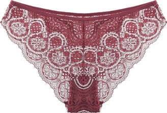 Women's 4-way Stretch Cotton Cheeky Underwear - Auden™ Berry Red