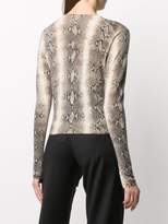Thumbnail for your product : John Galliano Pre Owned 1990's snakeskin print top and cardigan set
