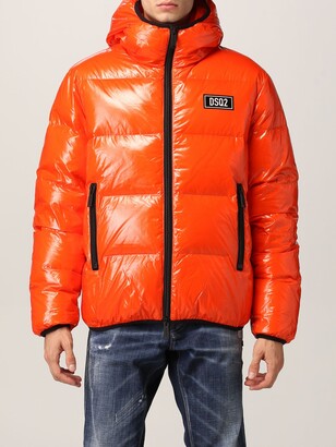 DSQUARED2 puffer down jacket in shiny nylon - ShopStyle Outerwear