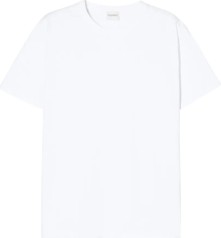 Closed short-sleeved T-shirt