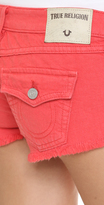 Thumbnail for your product : True Religion Joey Cutoff Shorts with Flap Pockets