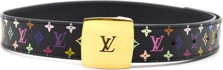 Louis Vuitton 2014 pre-owned Damier Graphite Reversible Belt