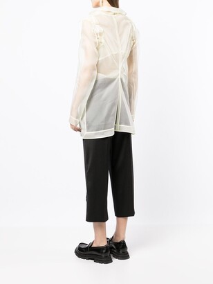 Cecilie Bahnsen Sheer Silk Shirt Jacket