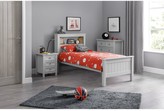 Thumbnail for your product : Julian Bowen Maine Bookcase Bed 90 cm - Dove Grey
