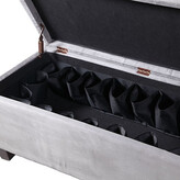 Thumbnail for your product : Asstd National Brand Presley Upholstered Shoe Storage Ottoman
