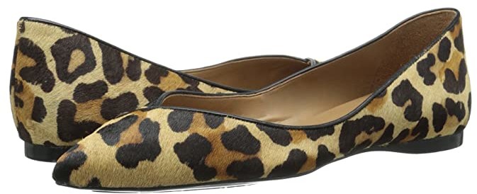 French Sole Womens Courtney2 Heel Beige Leopard Haircalf 8 M US M