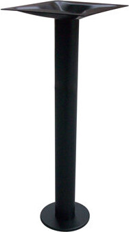 JI Bases Floor Mounted Steel Bar Height Table Base