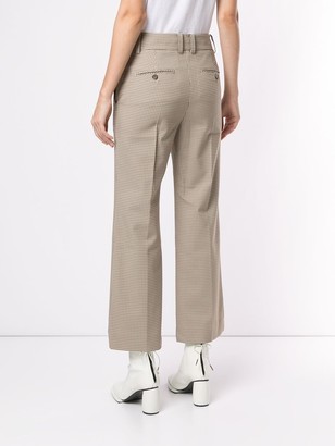 System Check Print Trousers