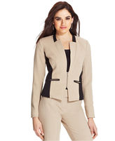 Thumbnail for your product : XOXO Colorblocked Fitted Blazer