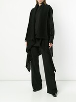 Thumbnail for your product : Masnada Draped Open Front Vest