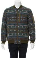 Thumbnail for your product : White Mountaineering Tweed Bomber Jacket