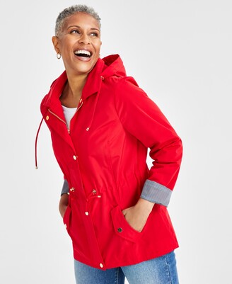 Style&Co. Style & Co Petite Anorak Hooded Jacket, Created for Macy's -  ShopStyle