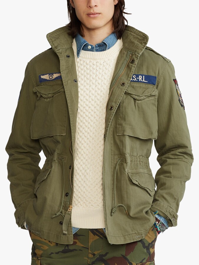 Ralph Lauren Polo M65 Combat Jacket, Soldier Olive - ShopStyle Outerwear