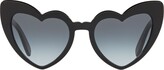 Thumbnail for your product : Saint Laurent Eyewear Cat-Eye Heart-Frame Sunglasses