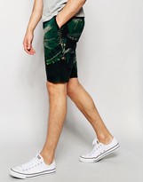 Thumbnail for your product : Lindbergh Chino Shorts With Floral Print