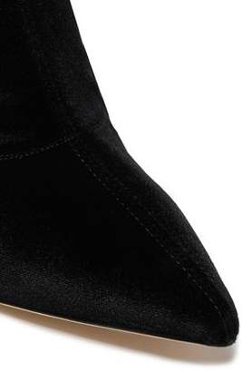 Giuseppe Zanotti Embellished Stretch-velvet Sock Boots