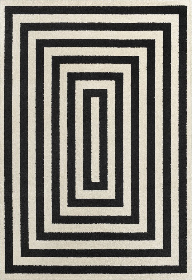 Jonathan Y Designs Bandol Modern Classic Mitre Stripe Area Rug