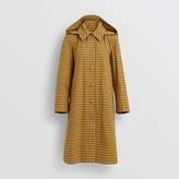 Thumbnail for your product : Burberry Detachable Hood Check Oversized Car Coat