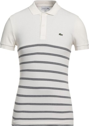 Lacoste Stripe Collar Polo Shirt | ShopStyle