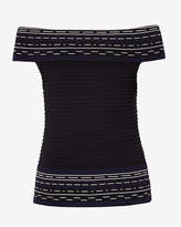 Thumbnail for your product : Ted Baker HANYIE Knitted Bardot top