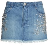 Thumbnail for your product : Free People Women's Shine Bright Shine Far Cutoff Denim Miniskirt