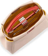 Thumbnail for your product : Fendi Peekaboo Mini Tricolor Satchel Bag, Light Pink/Yellow/Orange