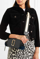 Thumbnail for your product : Marc Jacobs Snapshot Embellished Textured-leather Shoulder Bag