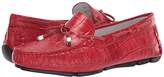Thumbnail for your product : Massimo Matteo Croco Tie Driver (Scarlet) Women's Flat Shoes