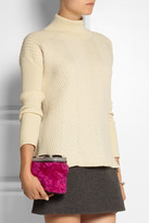 Thumbnail for your product : House of Holland The It Bag calf hair, shearling and metallic leather shoulder bag
