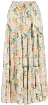 We Are Kindred Anita floral-print skirt