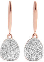 Thumbnail for your product : Monica Vinader Nura Rose Gold Vermeil Diamond Earrings