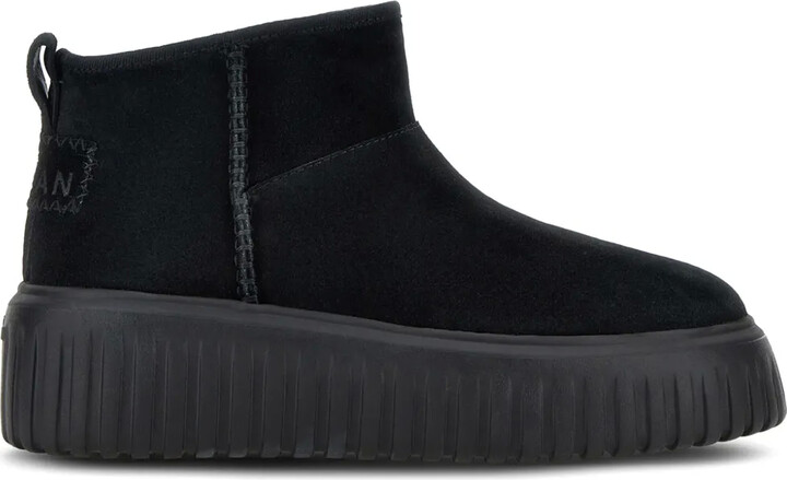 HOGAN◆Bassoロゴブーツ Hogan Basso logo-print boots - ShopStyle