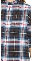 Thumbnail for your product : Madewell Plaid Collarless Popover