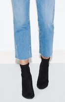 Thumbnail for your product : KENDALL + KYLIE Kendall & Kylie Leslie Blue Crop Kick Flare Jeans