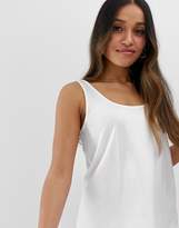 Thumbnail for your product : ASOS Petite DESIGN Petite ultimate tank in white