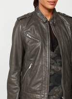 Thumbnail for your product : Mint Velvet Khaki Leather Jacket