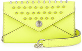 Thumbnail for your product : Rebecca Minkoff Mini Spiked Wallet-on-a-Chain Bag, Acid Yellow
