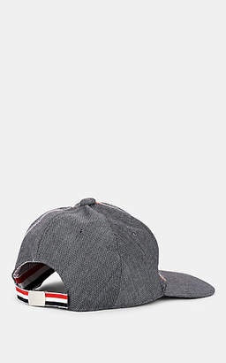Thom Browne Men's Wool-Mohair Baseball Cap - Gray